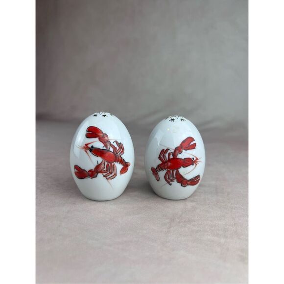 Vintage Lobster Salt and Pepper Shakers - Picture 1 of 8